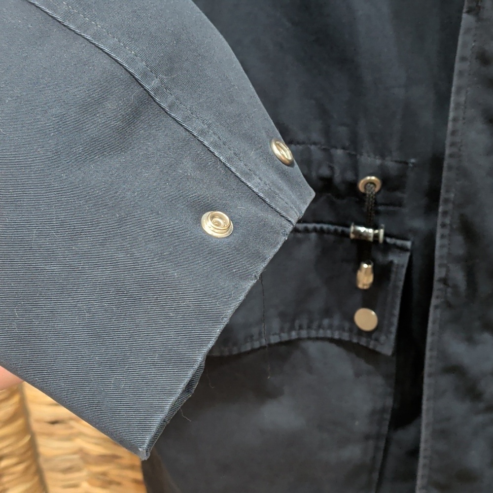 Sandro Men's Black Hooded Parka Jacket - Picture 4 of 12
